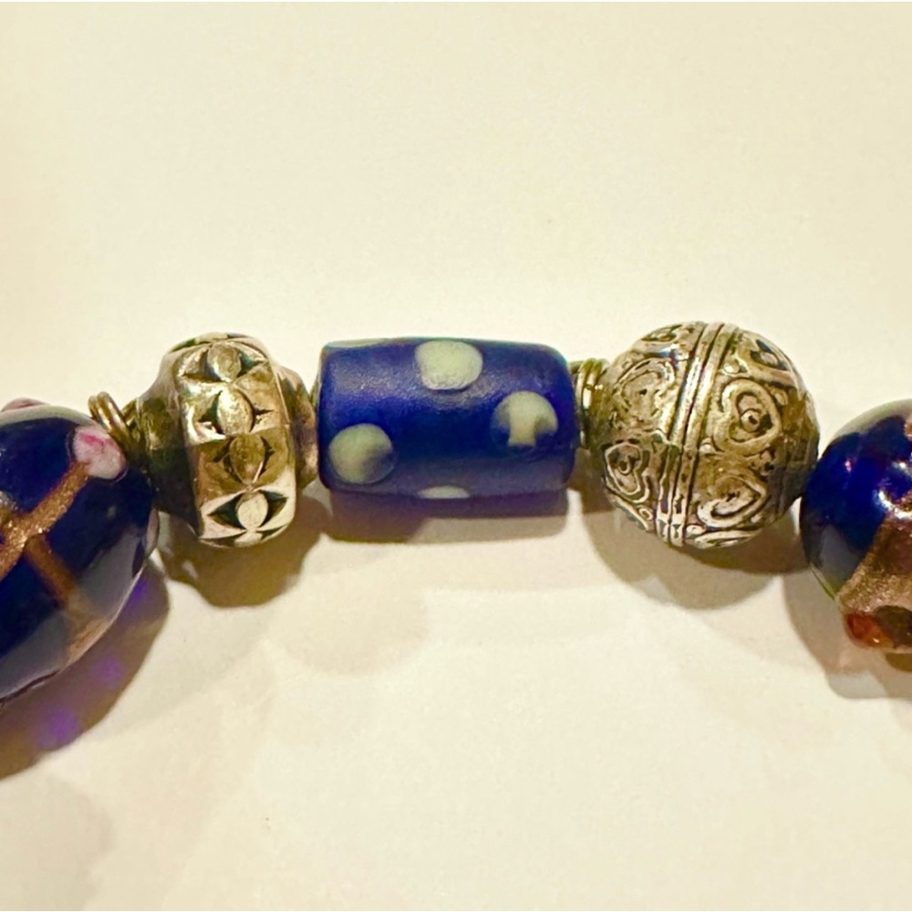 Danforth Pewter & Glass Bracelet View 4